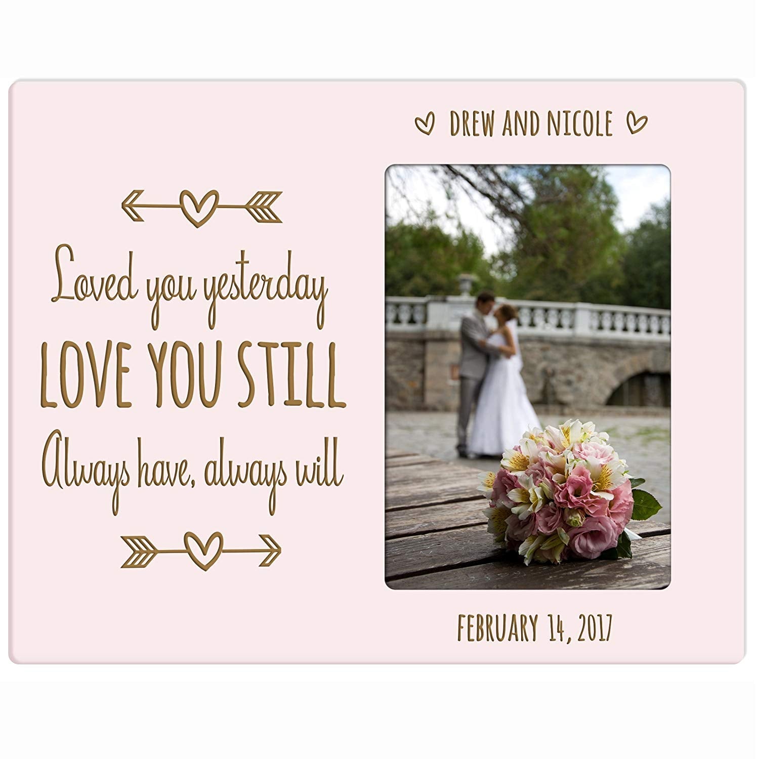 Personalized Valentine's Day Photo Frame - Love You Still - LifeSong Milestones