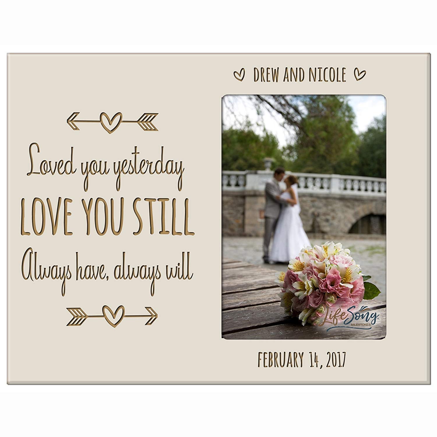 Personalized Valentine's Day Photo Frame - Love You Still - LifeSong Milestones