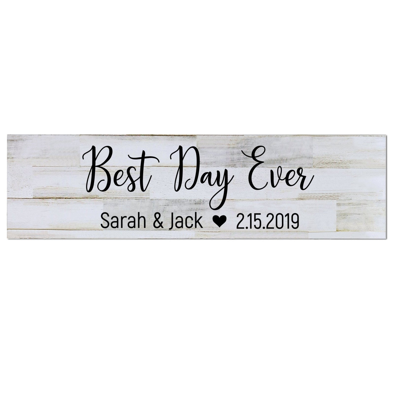 Personalized Wall Decor Family Established Signs - Best Day Ever - LifeSong Milestones