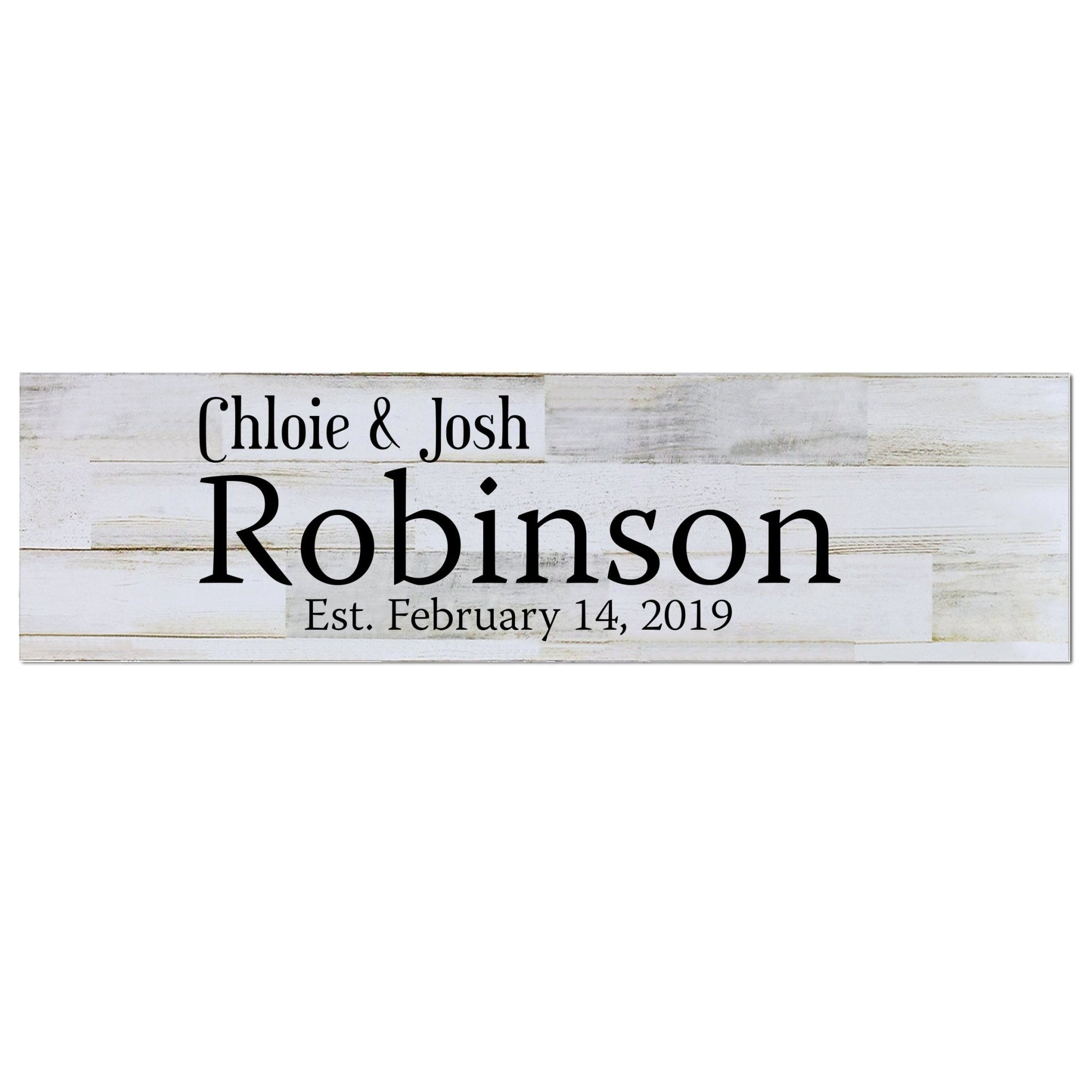 Personalized Wall Decor Family Established Signs - Established Date - LifeSong Milestones