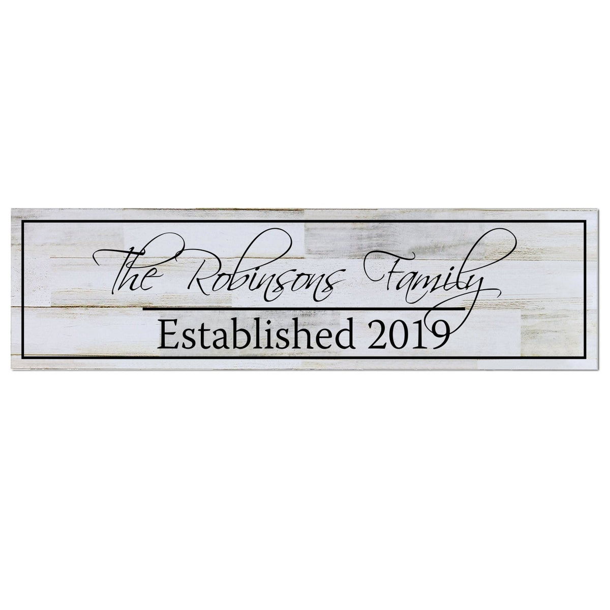 Personalized Wall Decor Family Established Signs - Established Date - LifeSong Milestones