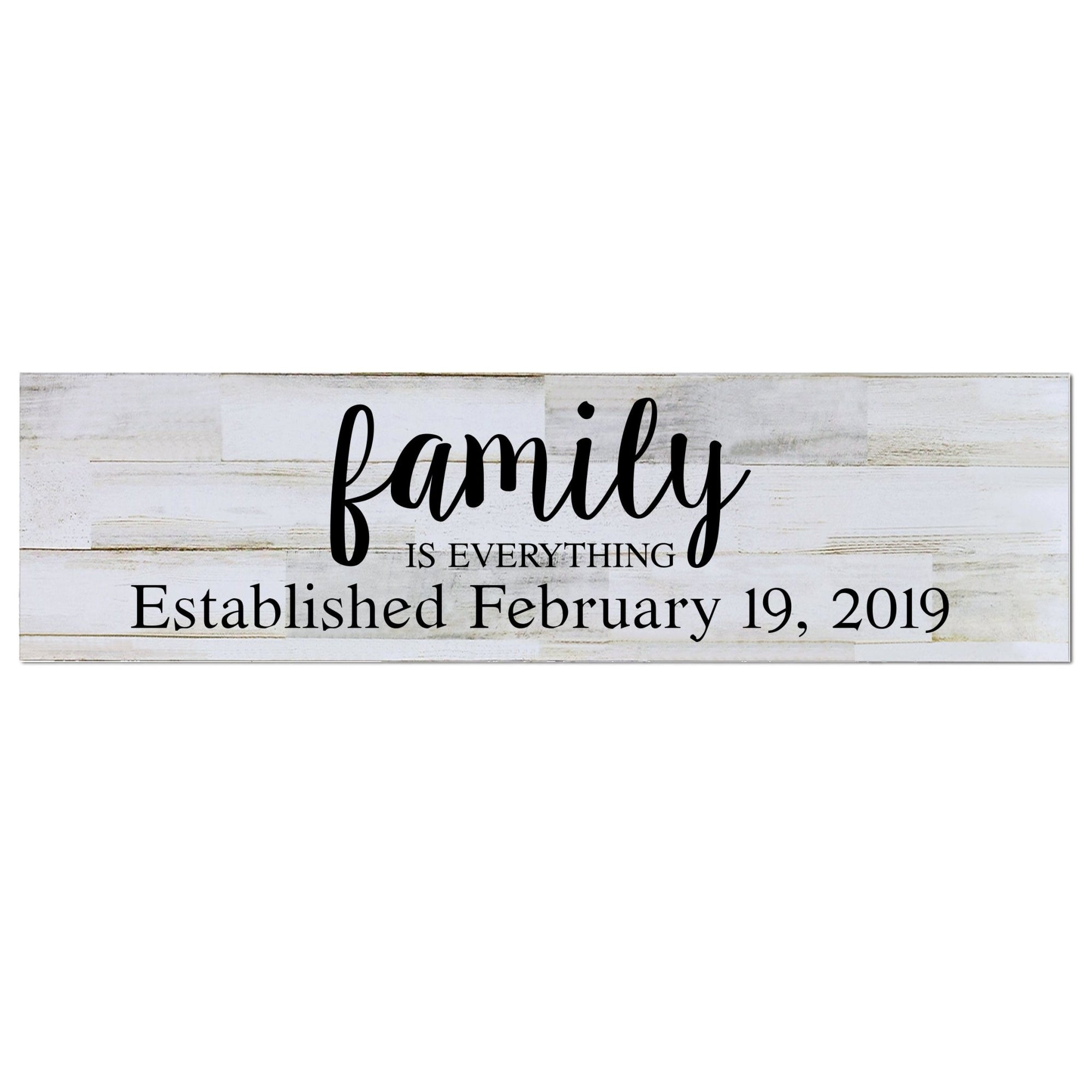 Personalized Wall Decor Family Established Signs - Family - LifeSong Milestones