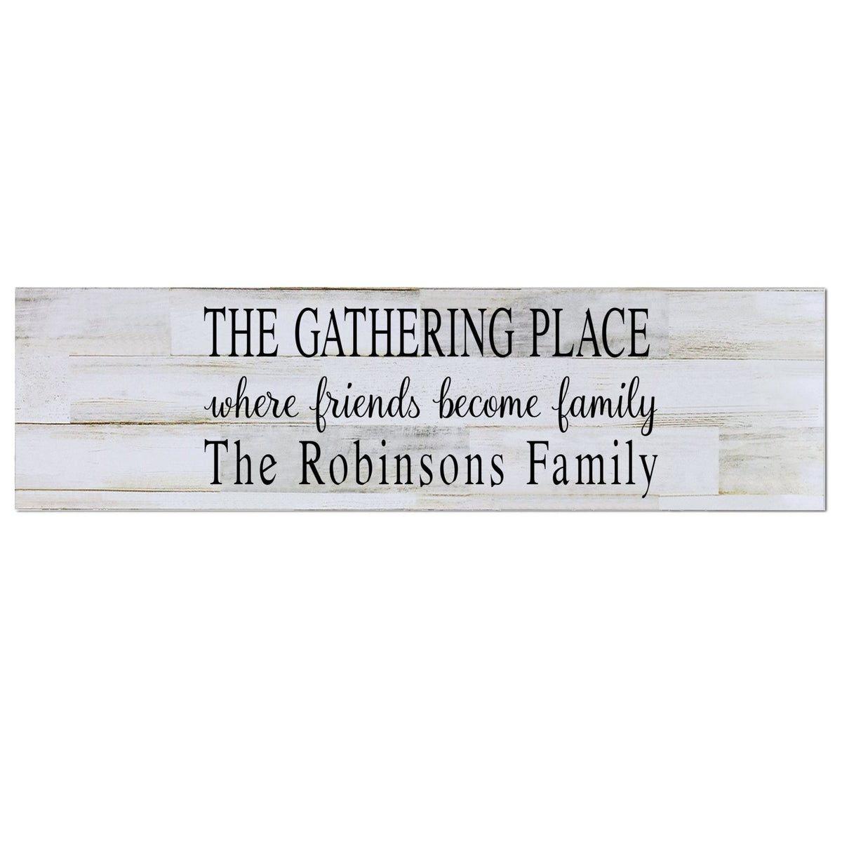 Personalized Wall Decor Family Established Signs - Gathering Place - LifeSong Milestones