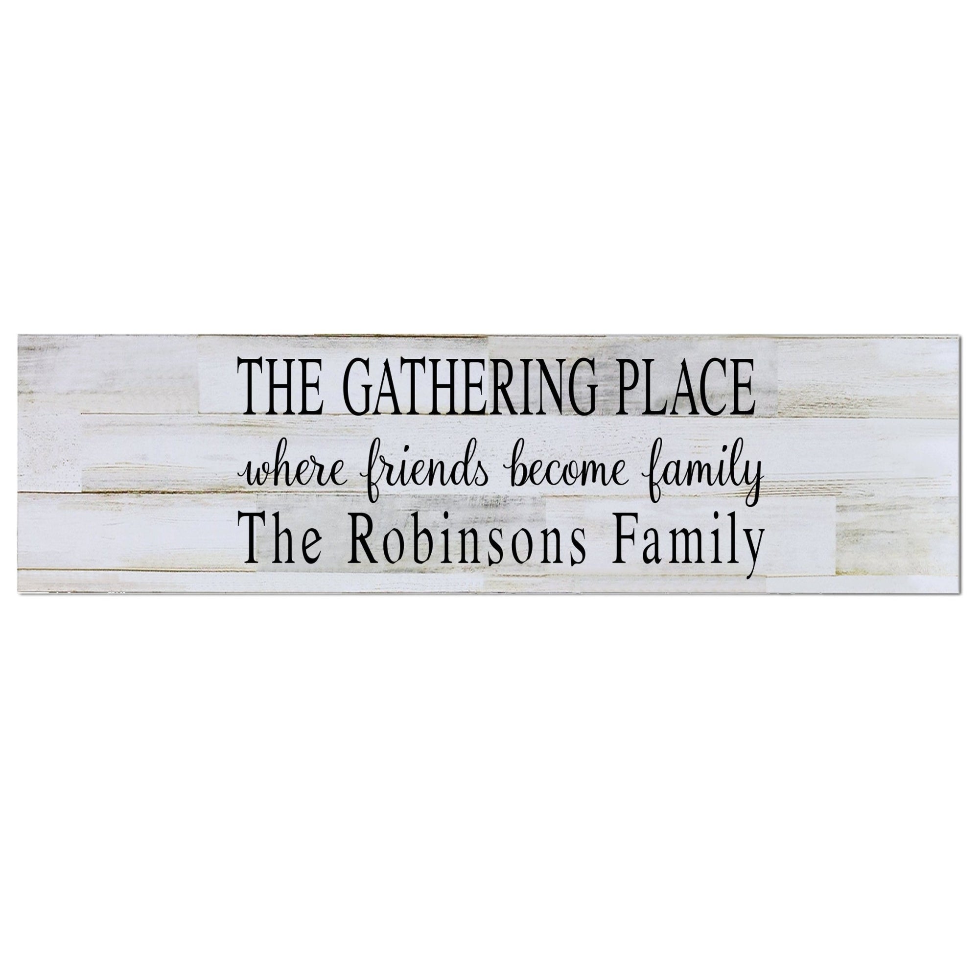 Personalized Wall Decor Family Established Signs - Gathering Place - LifeSong Milestones