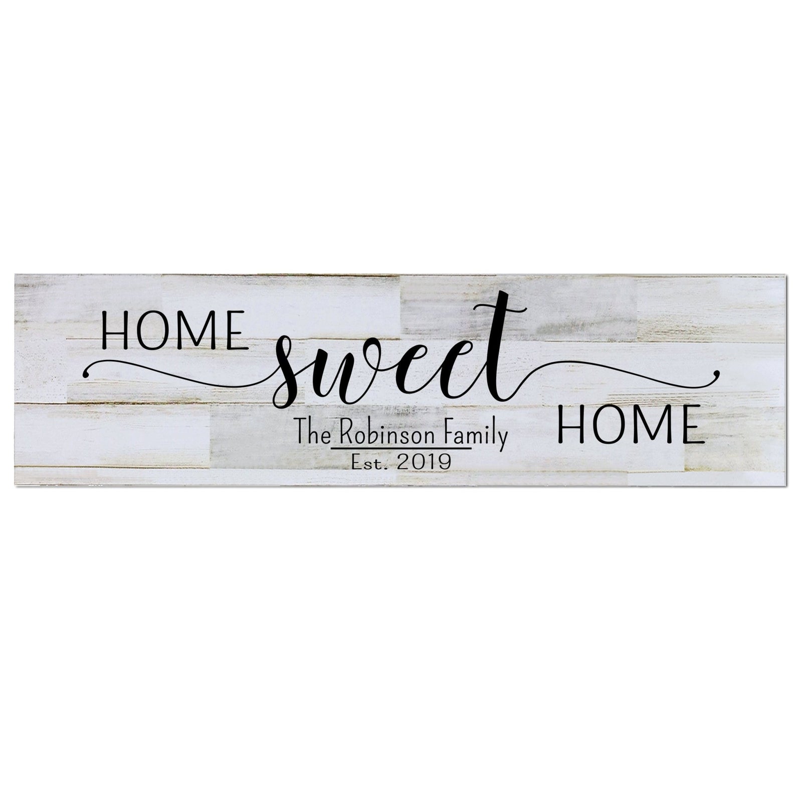 Personalized Wall Decor Family Established Signs - Home Sweet Home - LifeSong Milestones