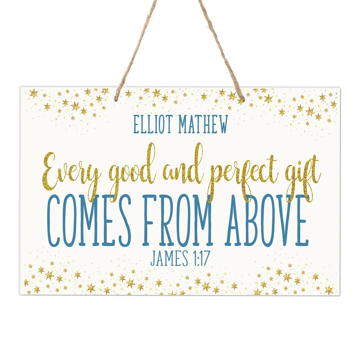 Personalized Wall Decor For Nursery Boys Bedroom Hanging Wall Art - LifeSong Milestones