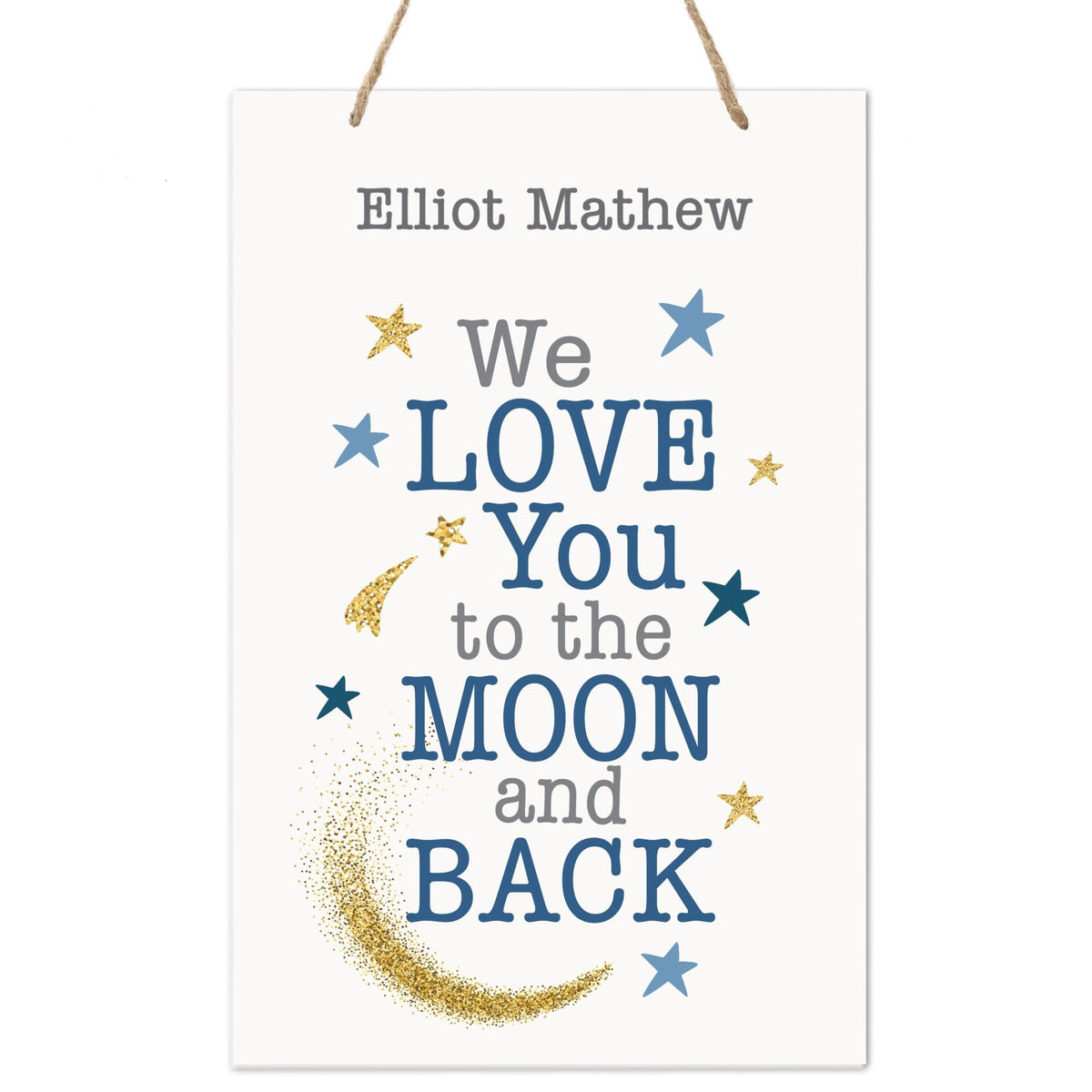 Personalized Wall Decor For Nursery Boys Bedroom Hanging Wall Art - LifeSong Milestones