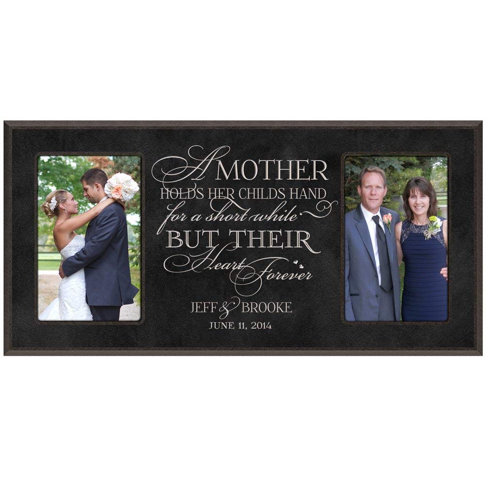 Personalized Wedding 2 Photo Picture Frame Gift Idea "A Mother" - LifeSong Milestones