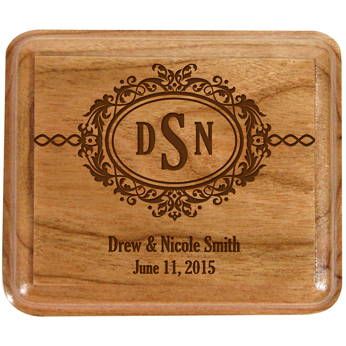 Personalized Wedding Ceremony Ring Box Initial - LifeSong Milestones