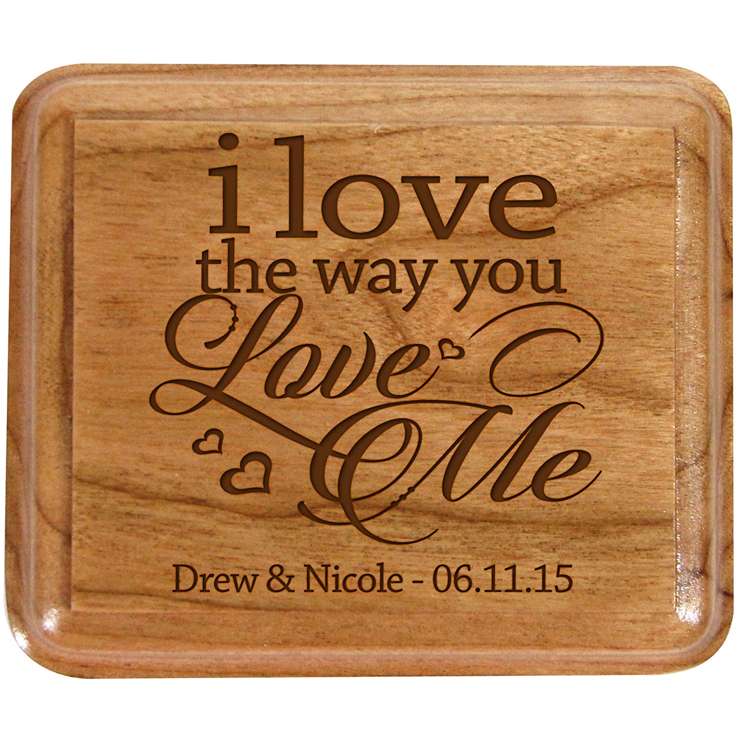 Personalized Wedding Ceremony Ring Box "Love Me" - LifeSong Milestones