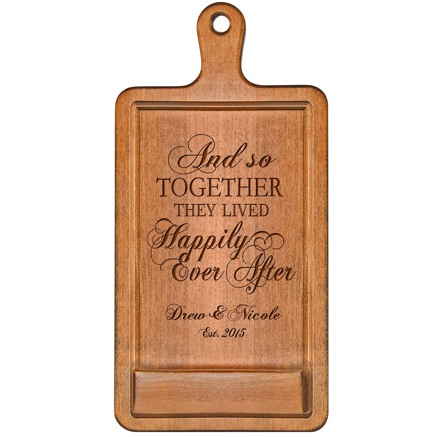 Personalized Wedding Cookbook iPad Holder - And So Together - LifeSong Milestones