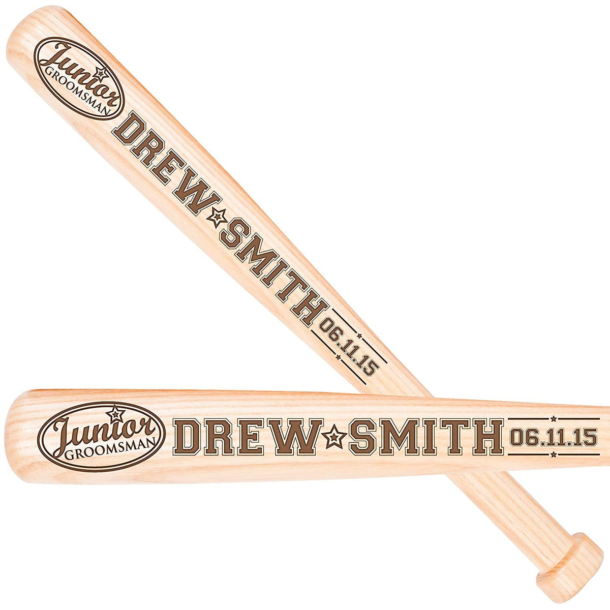 Personalized Wedding Gift for Best Man Baseball Bat - Groomsman - LifeSong Milestones
