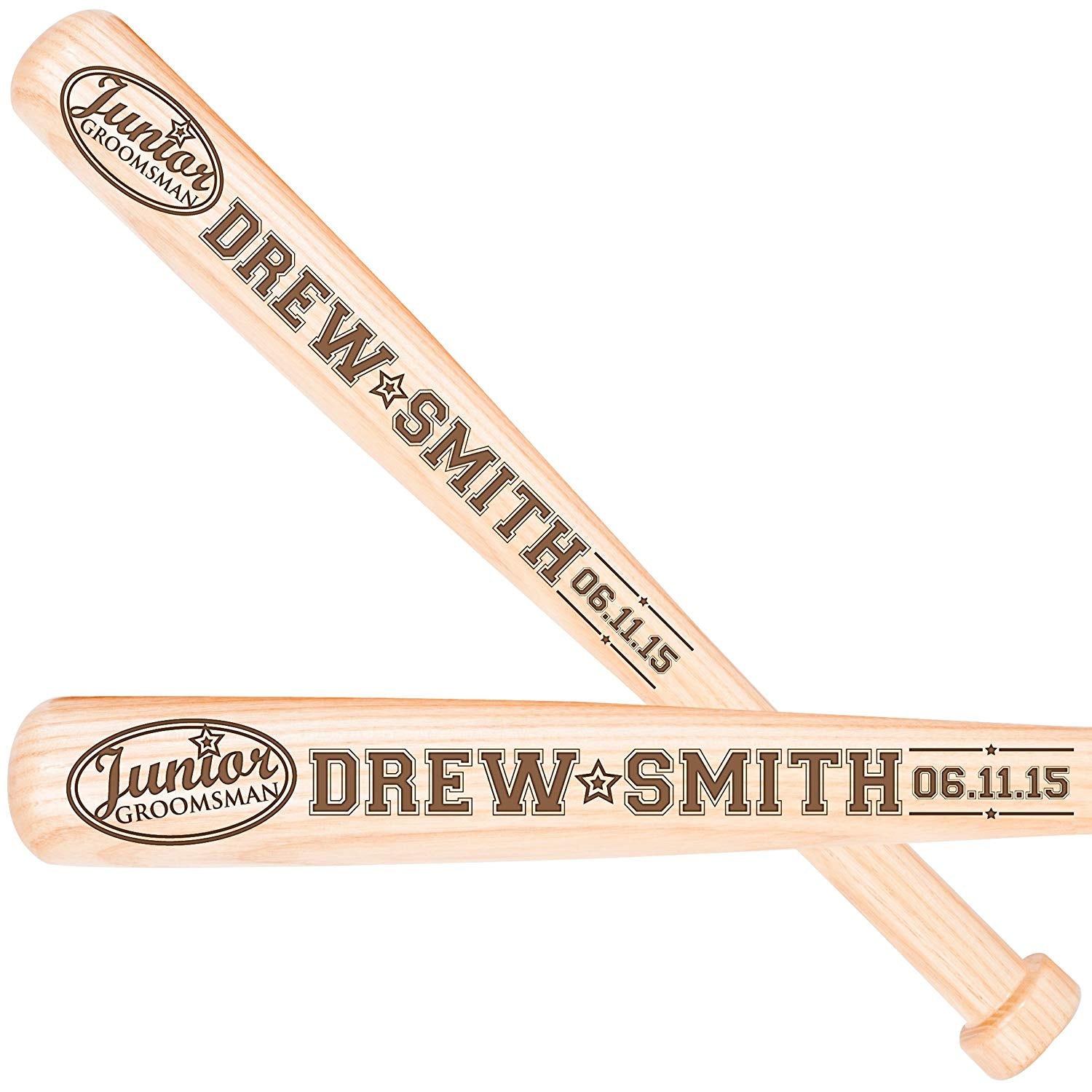 Personalized Wedding Gift for Best Man Baseball Bat - Groomsman - LifeSong Milestones