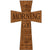 Personalized Wedding Gift "Good Morning This is God" Cherry Wall Cross - LifeSong Milestones
