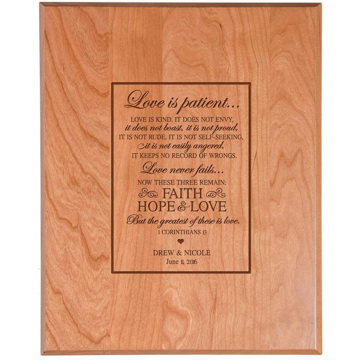 Personalized Wedding Plaque Sign - LifeSong Milestones