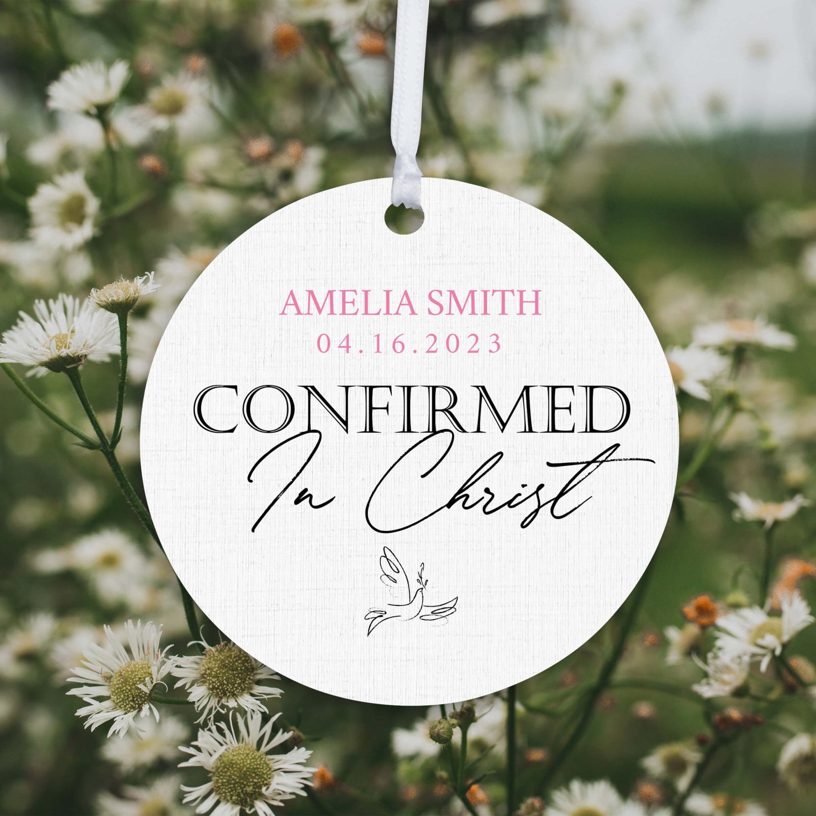 Personalized Wooden Confirmation Ornament - I Have Sworn - LifeSong Milestones