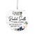 Personalized Wooden Dedication Ornament - Dedicated In Christ - LifeSong Milestones