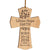 Personalized Wooden Engraved Baby Mini Cross Ornament - LifeSong Milestones