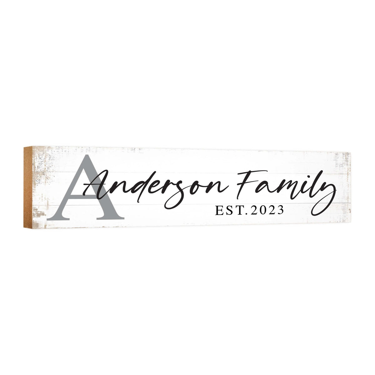 Personalized Wooden Family Name Wall Hanging Plaque for Home Décor - Anderson Family - LifeSong Milestones