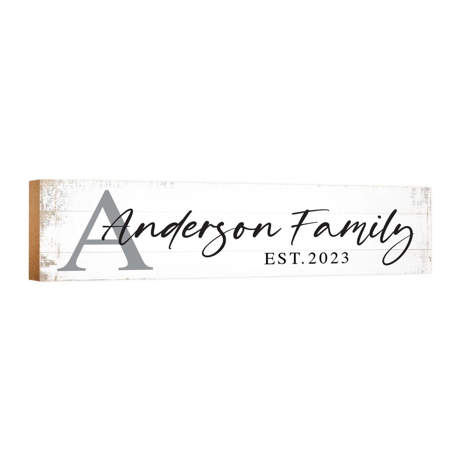 Personalized Wooden Family Name Wall Hanging Plaque for Home Décor - Anderson Family - LifeSong Milestones