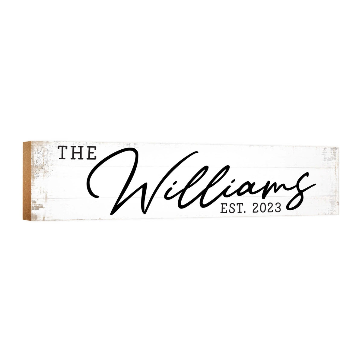 Personalized Wooden Family Name Wall Hanging Plaque for Home Décor - The Williams - LifeSong Milestones
