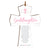 Personalized Wooden Hanging Mini Cross for Goddaughter - LifeSong Milestones