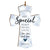 Personalized Wooden Hanging Mini Cross for Godfather - LifeSong Milestones