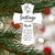Personalized Wooden Hanging Mini Cross for Godson - LifeSong Milestones