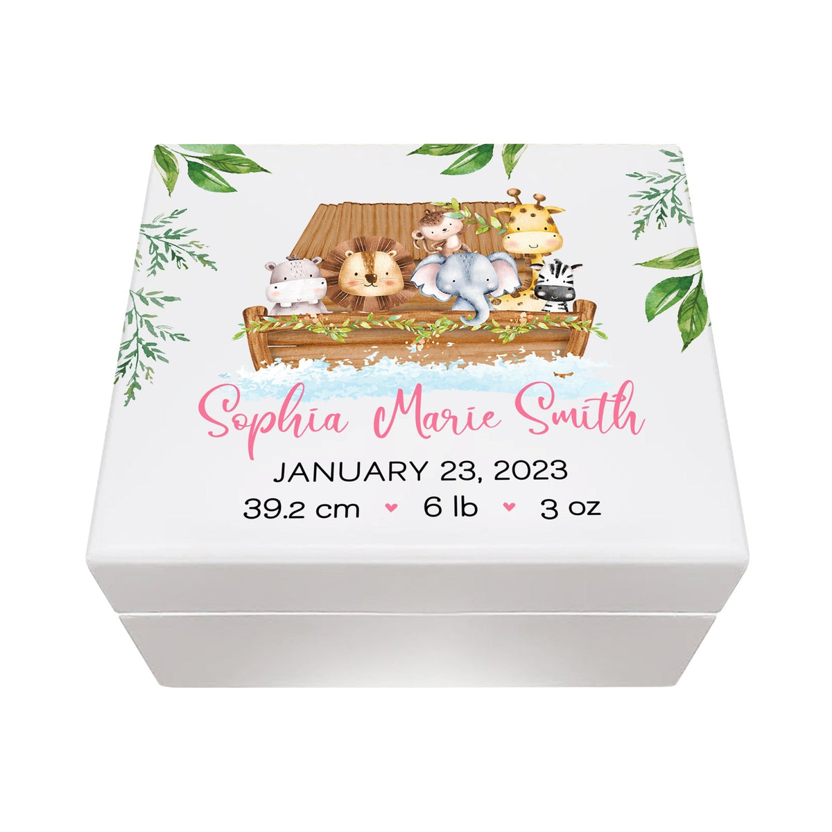 Personalized Wooden Keepsake Box for Baby Boy Girl| Baptism Baby Dedication Birthday Jewelry Keepsake Box - LifeSong Milestones