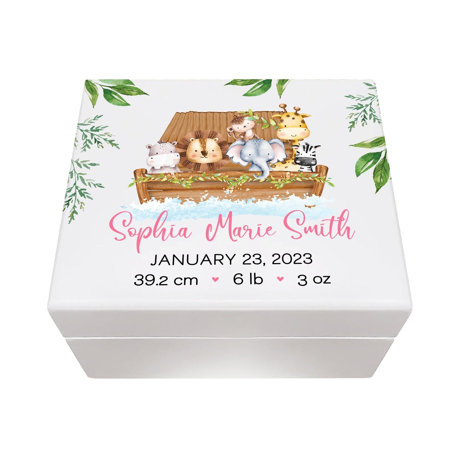 Personalized Wooden Keepsake Box for Baby Boy Girl| Baptism Baby Dedication Birthday Jewelry Keepsake Box - LifeSong Milestones