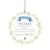 Lifesong Milestones Personalized Baptism Hanging Ornament