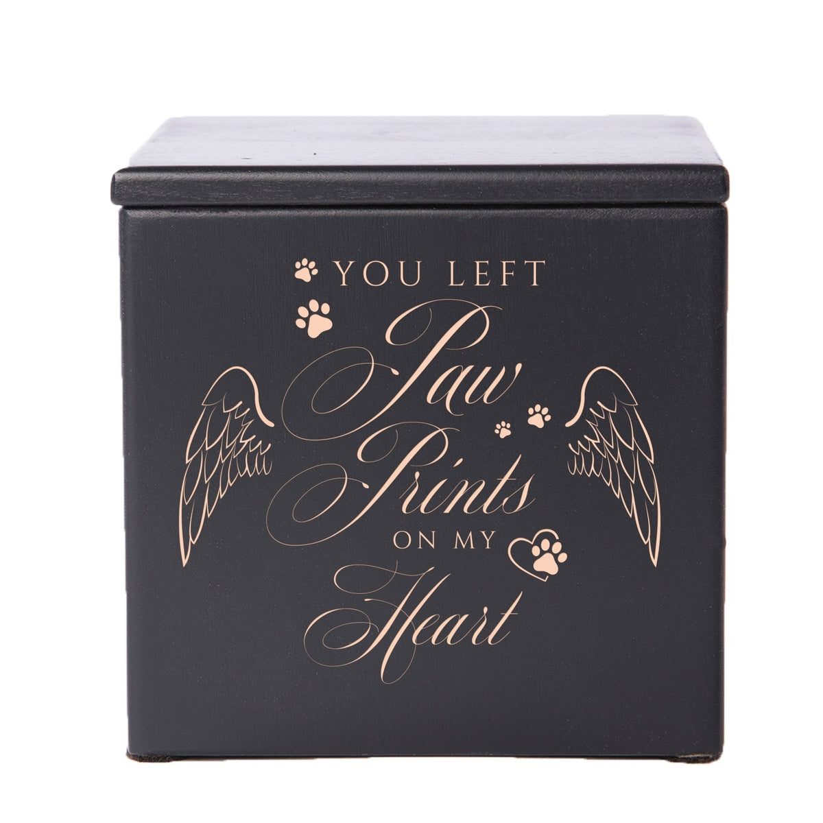 Memorial Engraved Tabletop Small Pet Cremation Urn Box