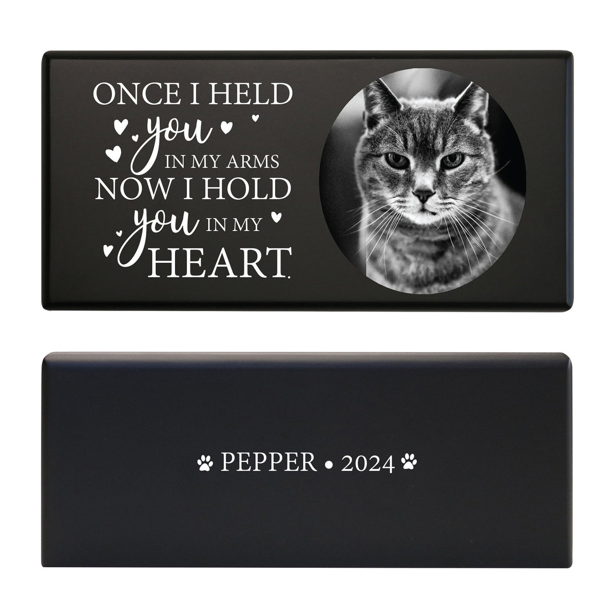 Pet Cremation Urns for Dogs and Cats Ashes – Wooden Memorial Keepsake Urn Box - Once I Held You - LifeSong Milestones