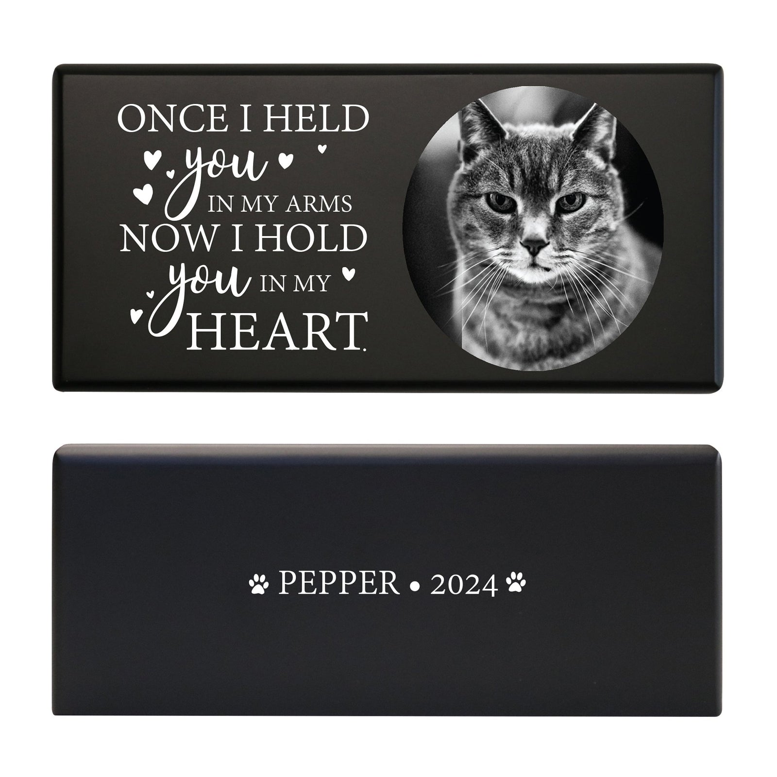 Pet Cremation Urns for Dogs and Cats Ashes – Wooden Memorial Keepsake Urn Box - Once I Held You - LifeSong Milestones