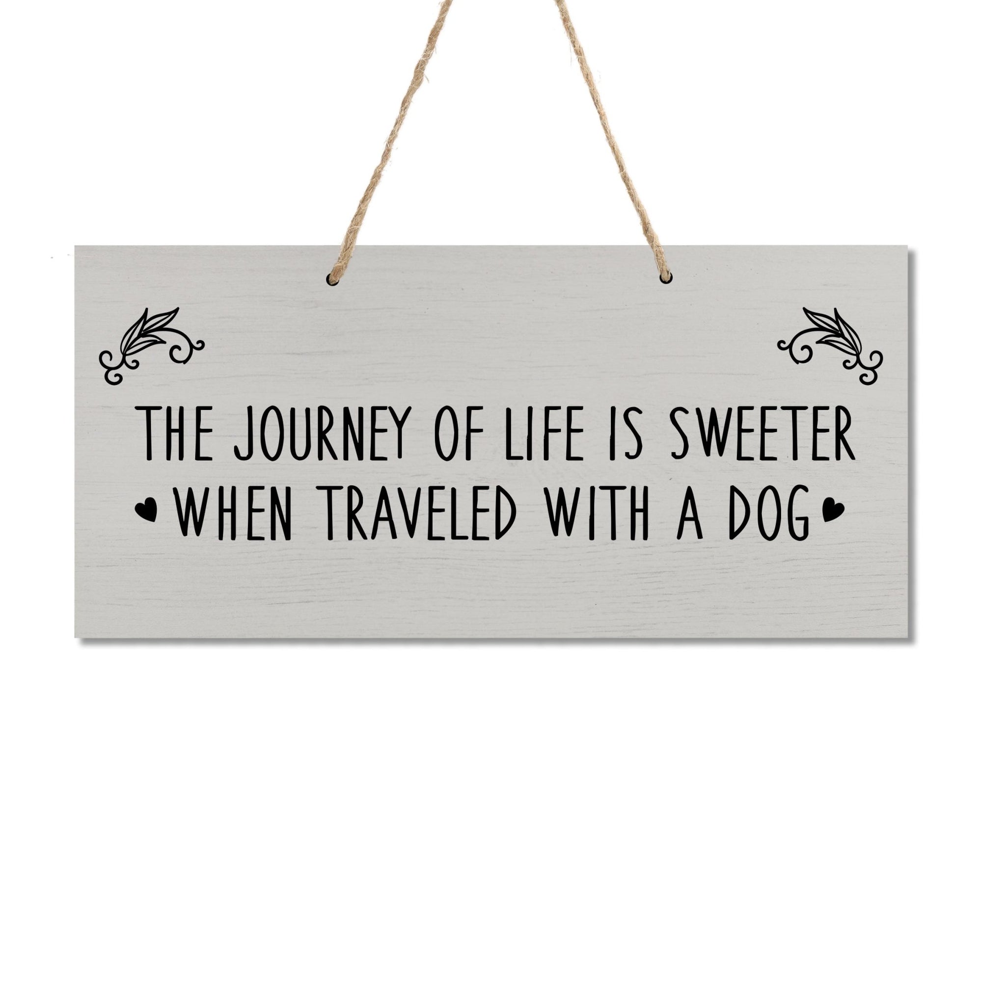 Pet Design Rope Sign Decorations -The Journey of Life - LifeSong Milestones