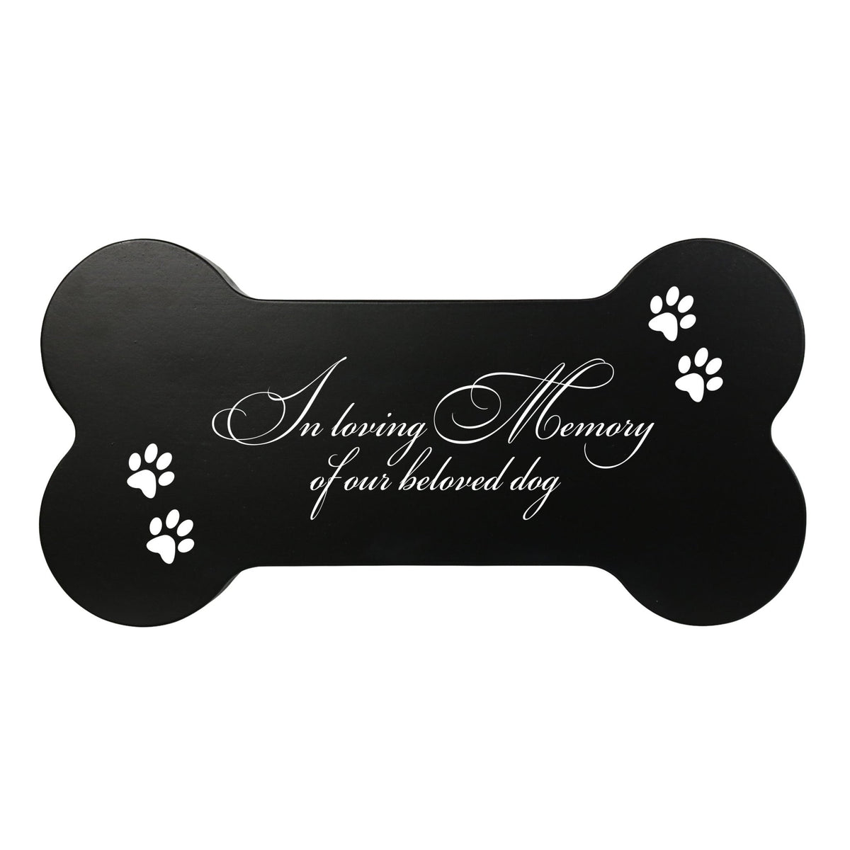 Pet Memorial Dog Bone Block Décor - In Loving Memory - LifeSong Milestones