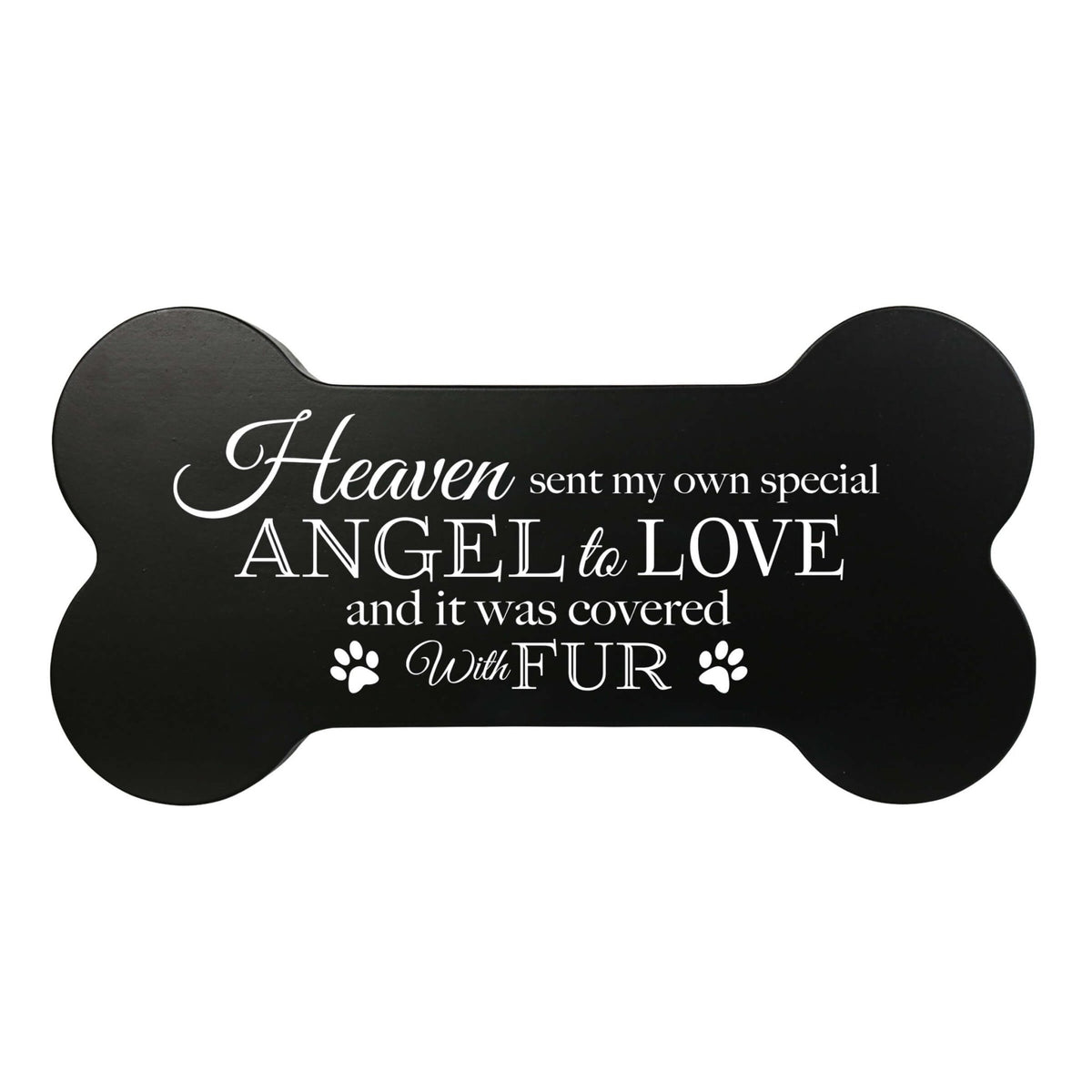 Pet Memorial Dog Bone Cremation Urn for Dog - Heaven Sent My Own Angel - LifeSong Milestones