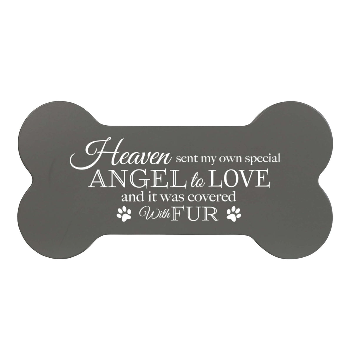 Pet Memorial Dog Bone Cremation Urn for Dog - Heaven Sent My Own Angel - LifeSong Milestones