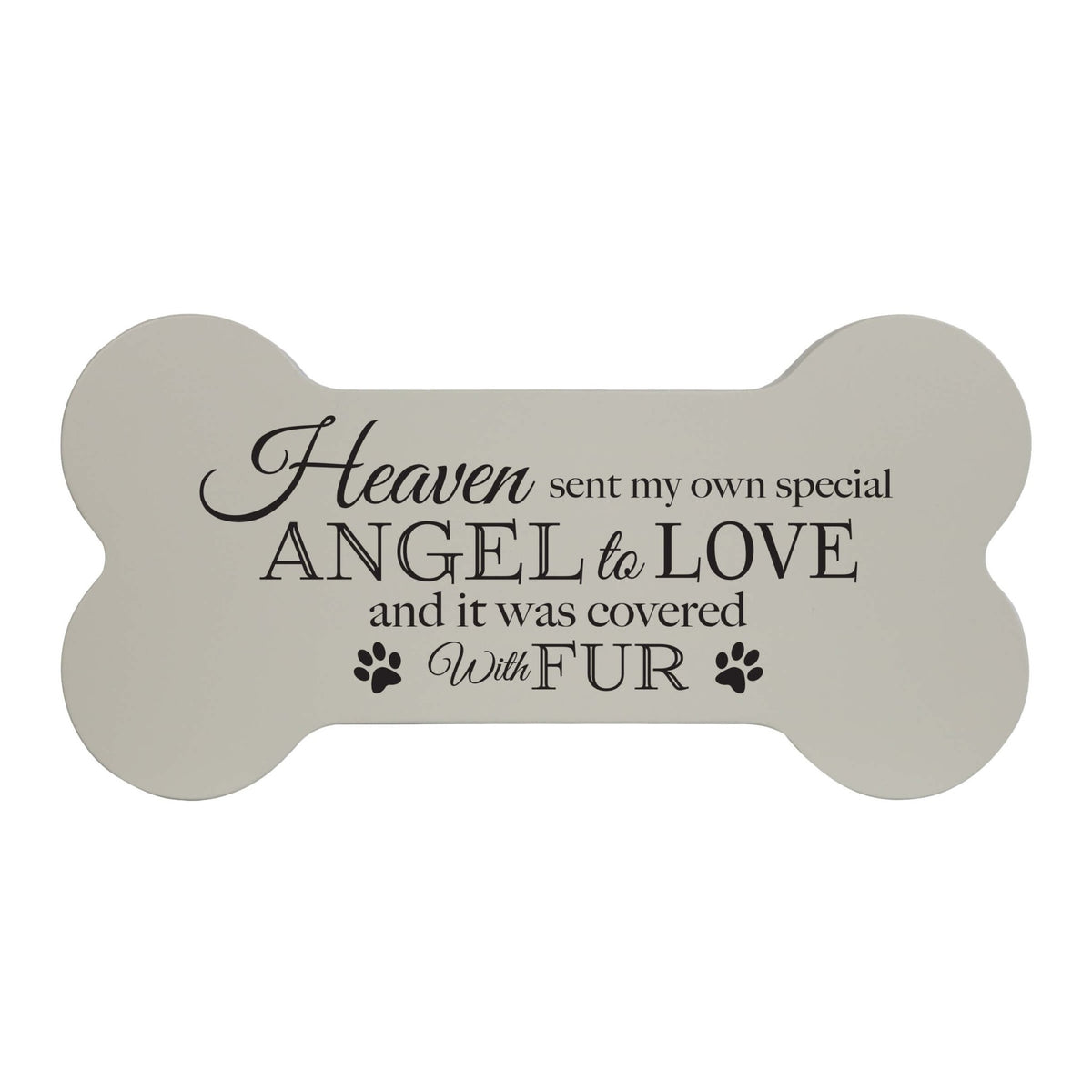 Pet Memorial Dog Bone Cremation Urn for Dog - Heaven Sent My Own Angel - LifeSong Milestones