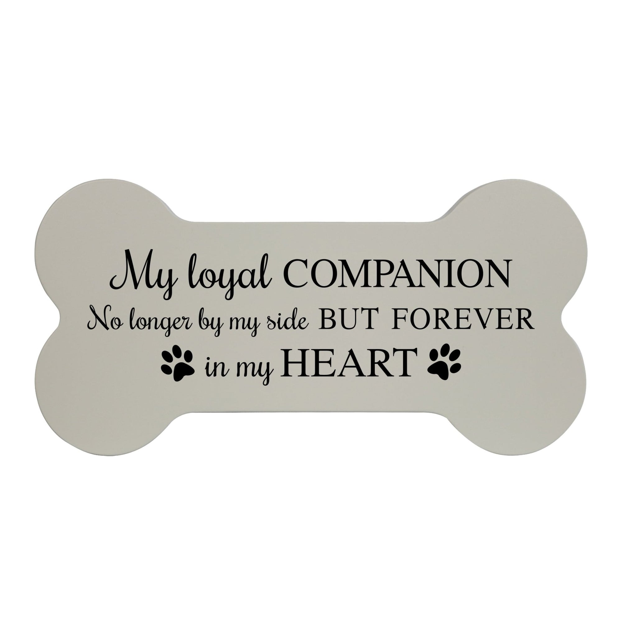 Pet Memorial Dog Bone Cremation Urn for Dog - My Loyal Companion - LifeSong Milestones