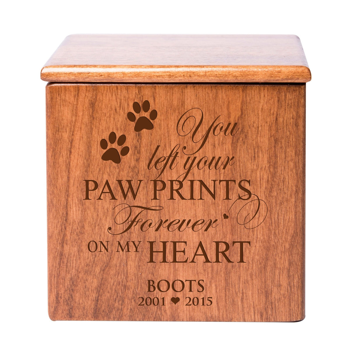 Personalized Wooden Memorial Pet Urns for Ashes