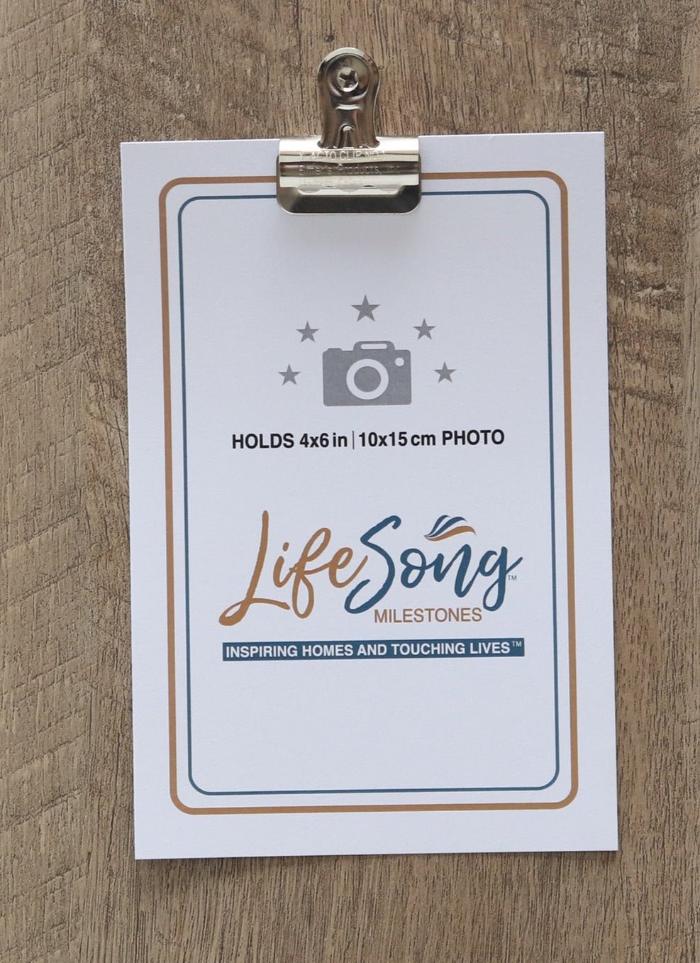 Pet Memorial Photo Clip Board - The Rainbow Bridge - LifeSong Milestones