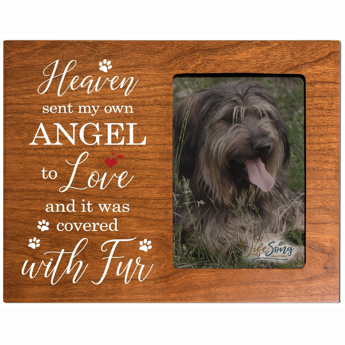 Pet Memorial Picture Frame - Heaven Sent My Own Angel - LifeSong Milestones