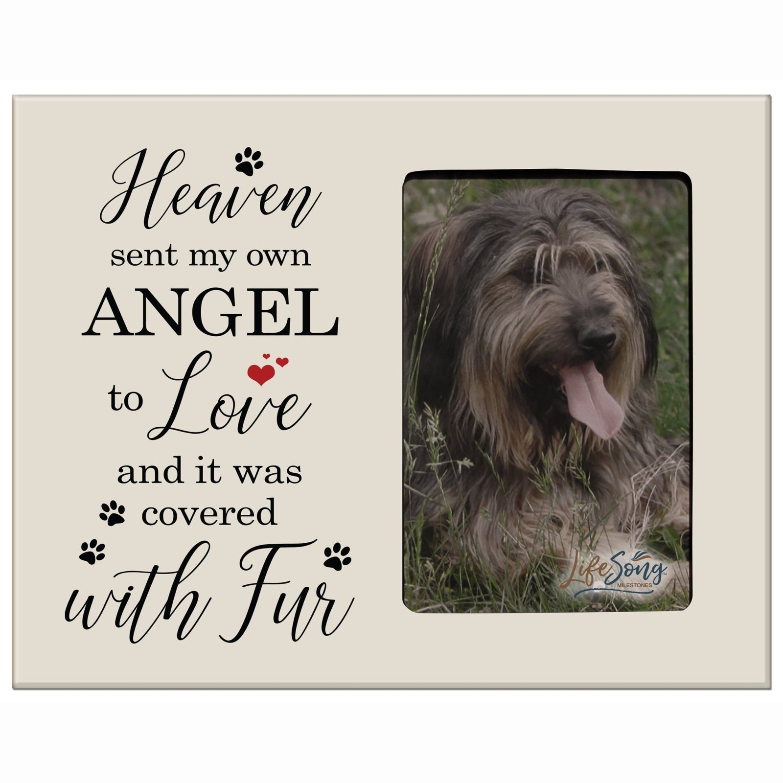Pet Memorial Picture Frame - Heaven Sent My Own Angel - LifeSong Milestones