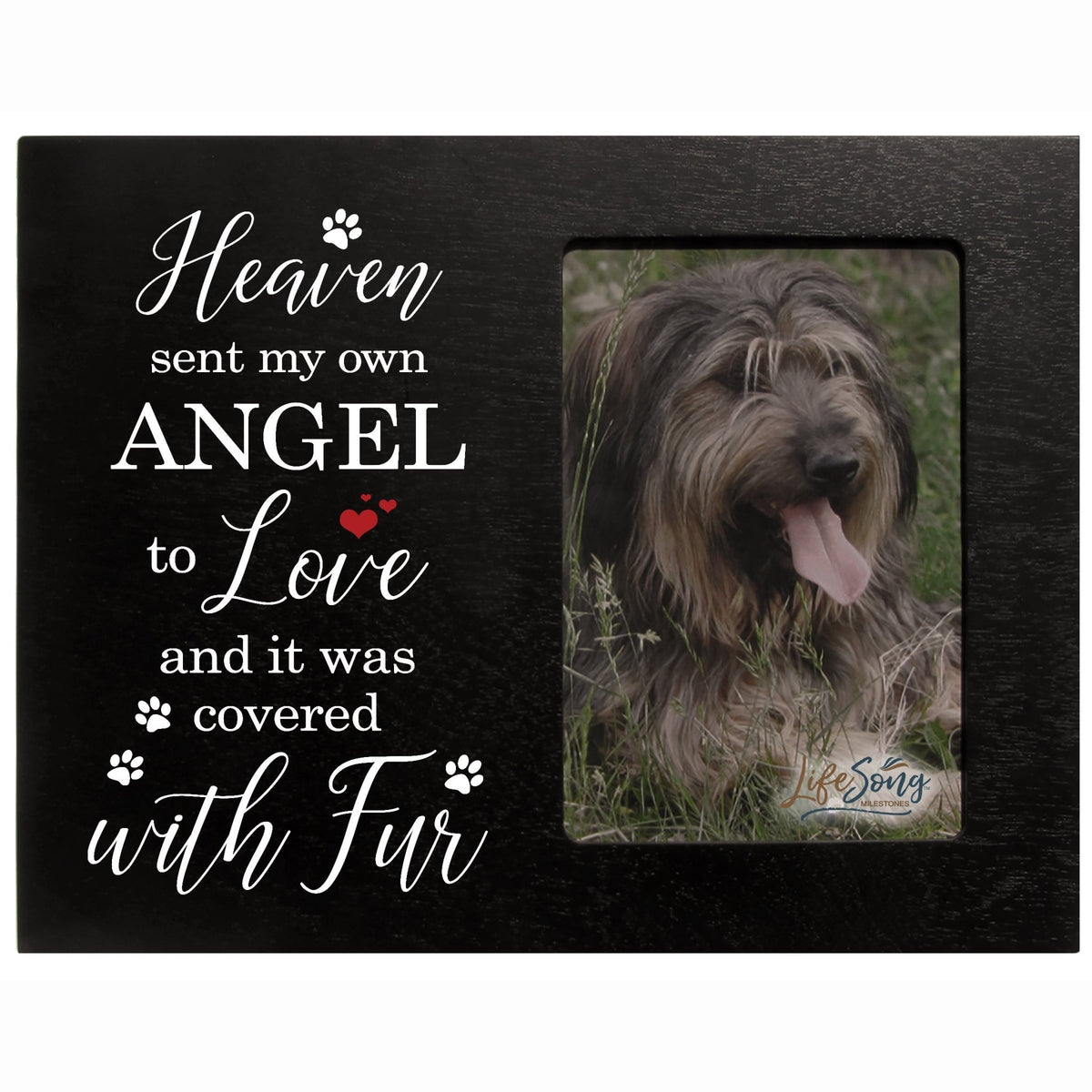 Pet Memorial Picture Frame - Heaven Sent My Own Angel - LifeSong Milestones