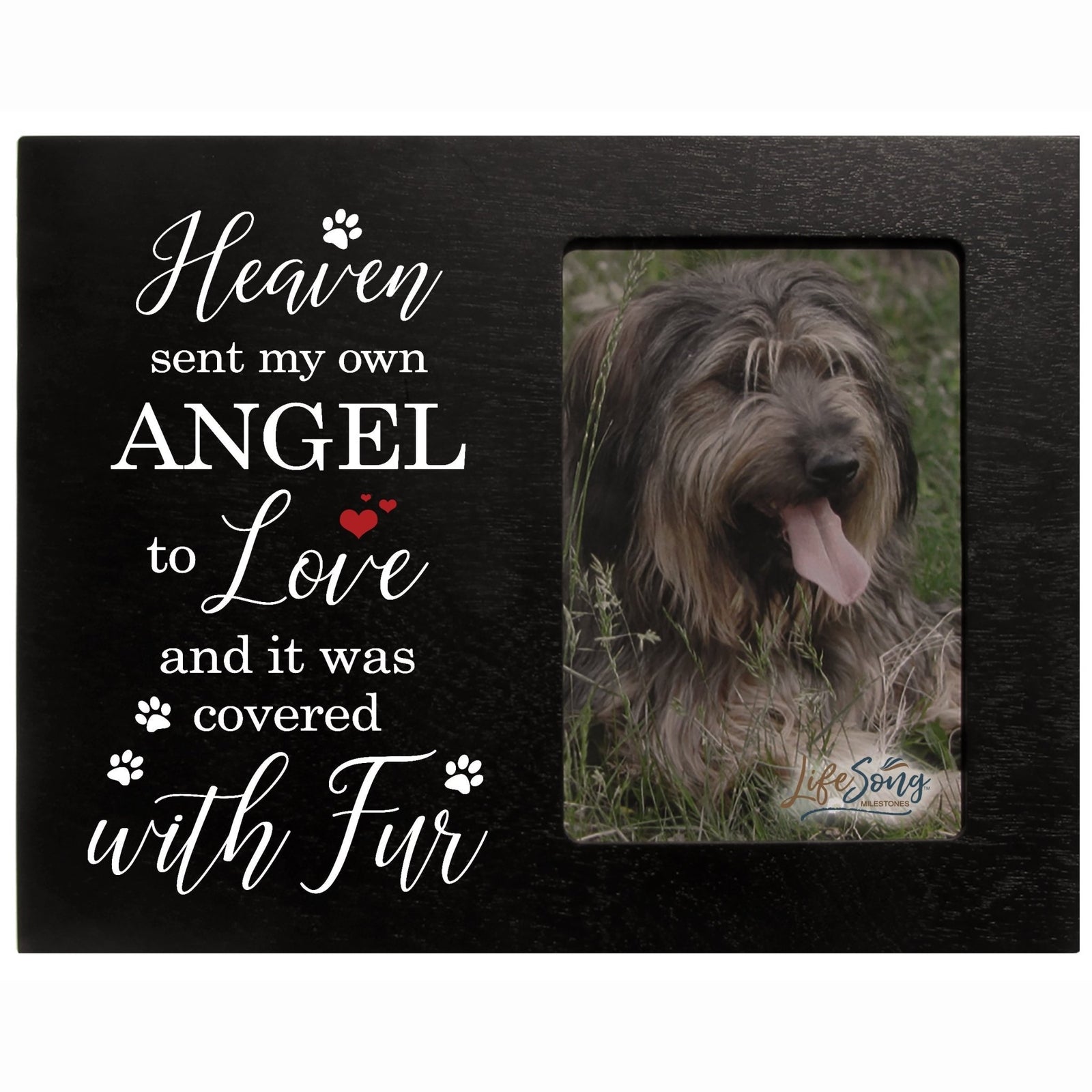 Pet Memorial Picture Frame - Heaven Sent My Own Angel - LifeSong Milestones