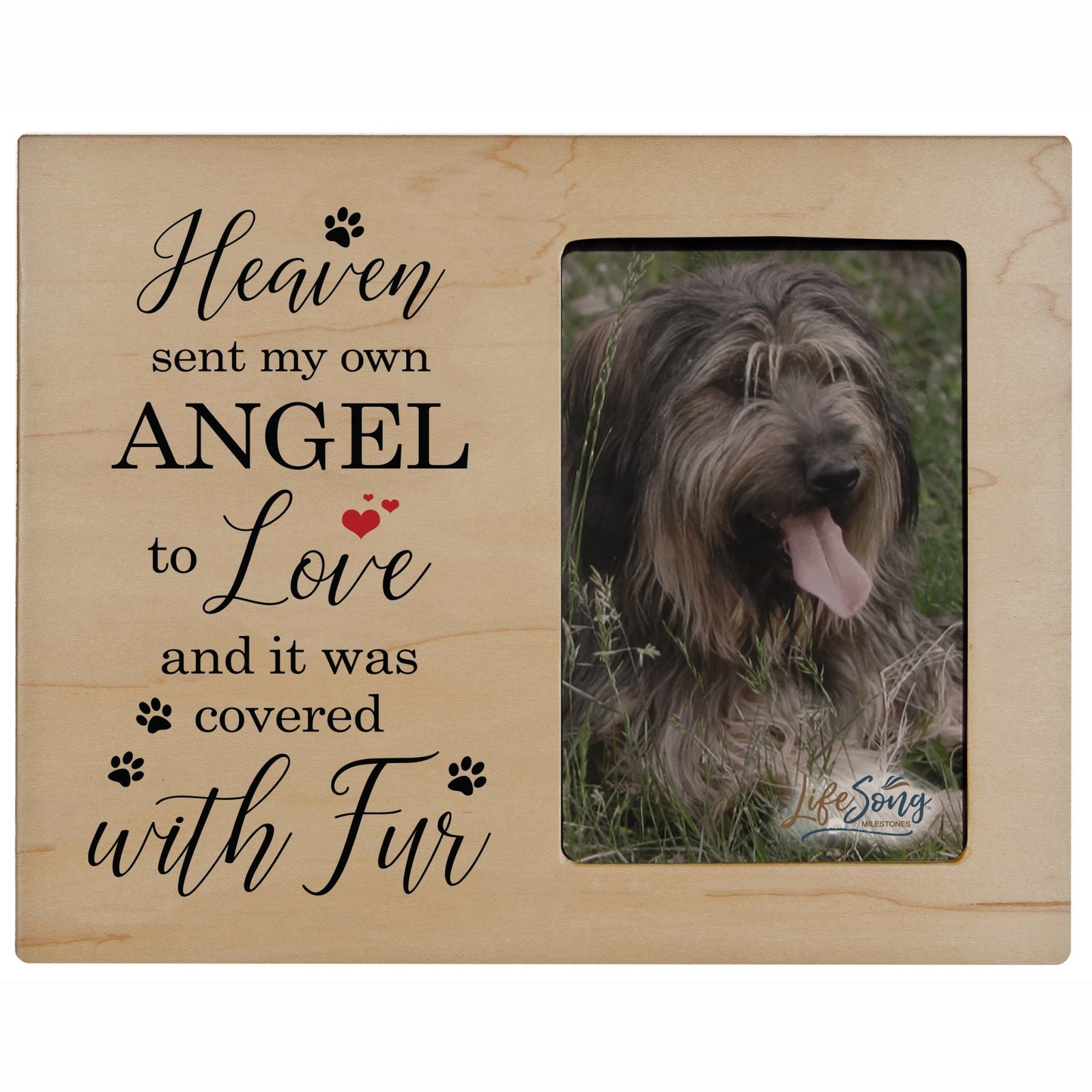 Pet Memorial Picture Frame - Heaven Sent My Own Angel - LifeSong Milestones
