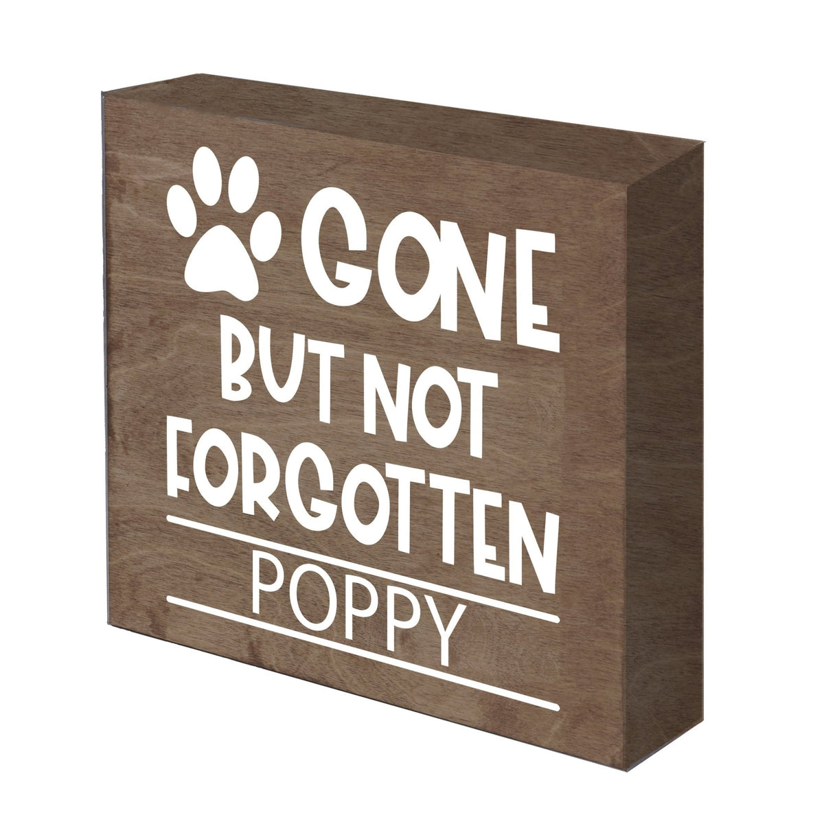 Pet Memorial Shadow Box Décor - Gone But Not Forgotten - LifeSong Milestones