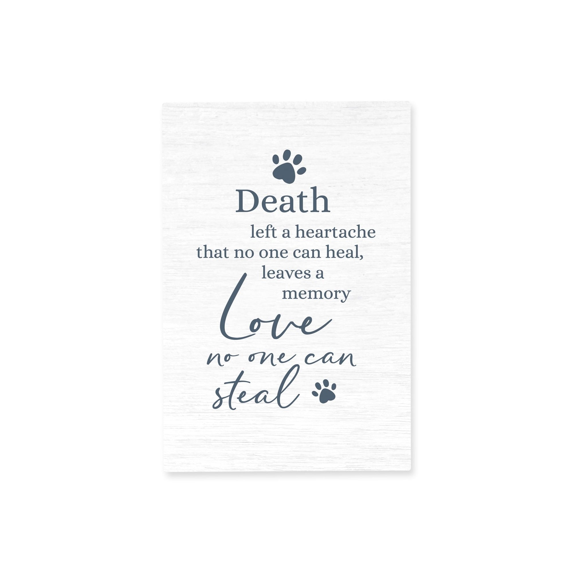 Pet Memorial shelf decor Plaque Décor - Death Left A Heartache - LifeSong Milestones