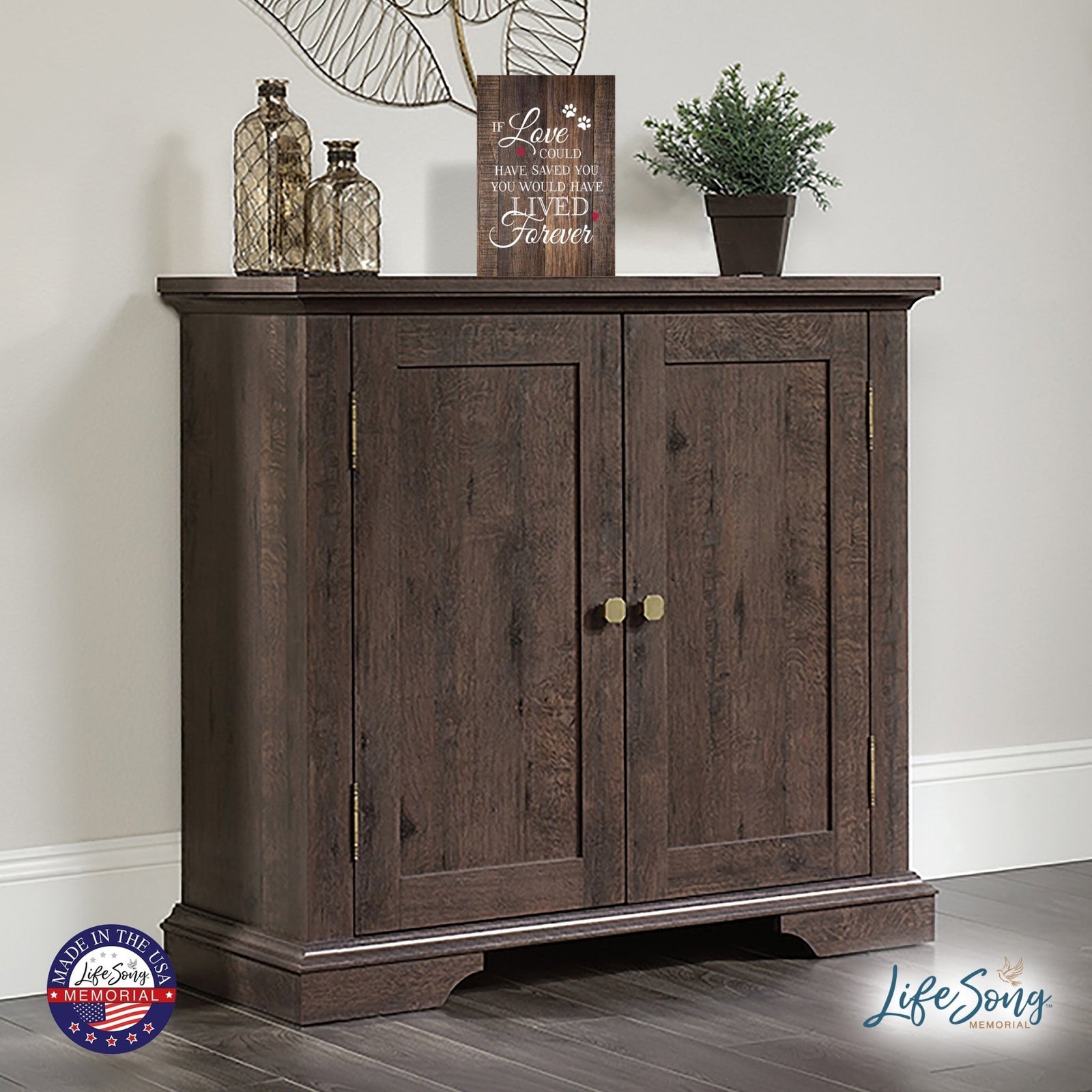 Pet Memorial shelf decor Plaque Décor - If Love Could Have Saved You - LifeSong Milestones